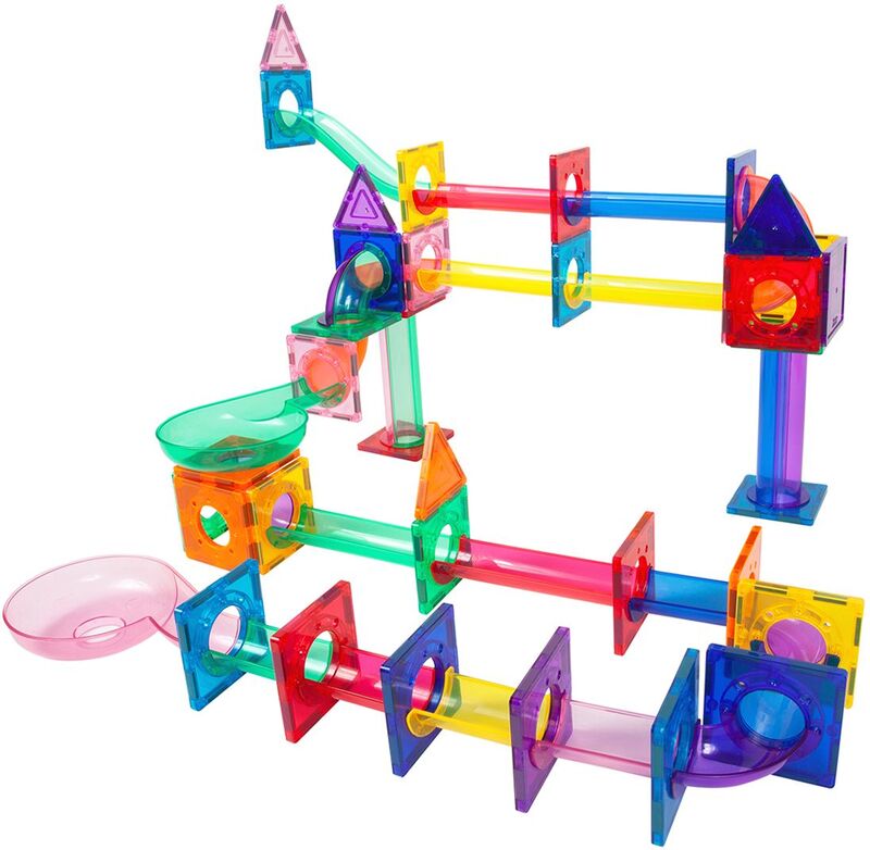 Picasso Tiles Marble Run με μαγνητικά πλακίδια, 71 τεμ. (PTG71) - φωτογραφία 4