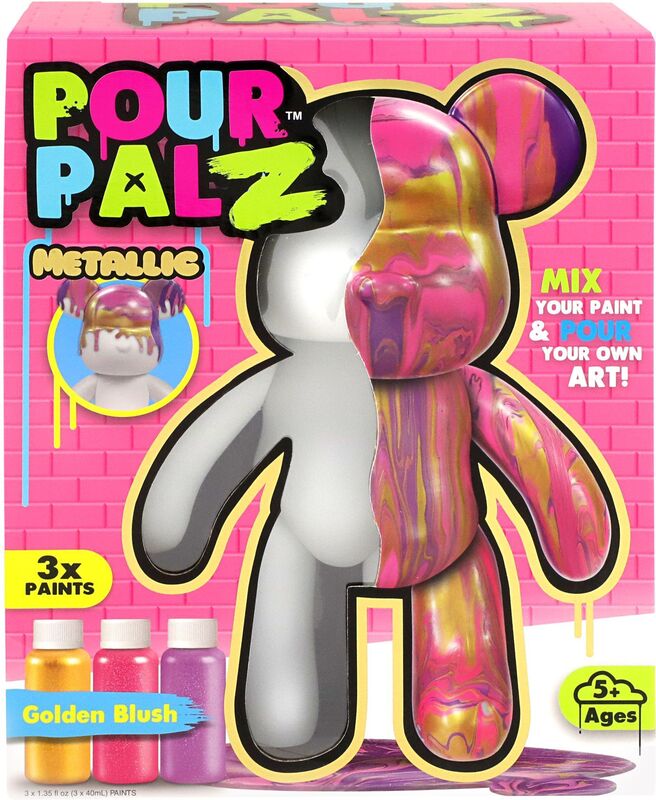 TMI Pour Palz-Αρκουδάκι Metallic W3 40ml-3 Σχέδια (G25016) - φωτογραφία 6