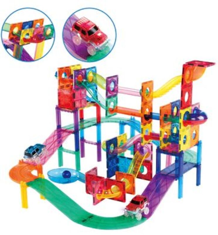 Picasso Tiles Marble Run Racing Track Set 2 In 1 108Τμχ (PTG108) - φωτογραφία 2