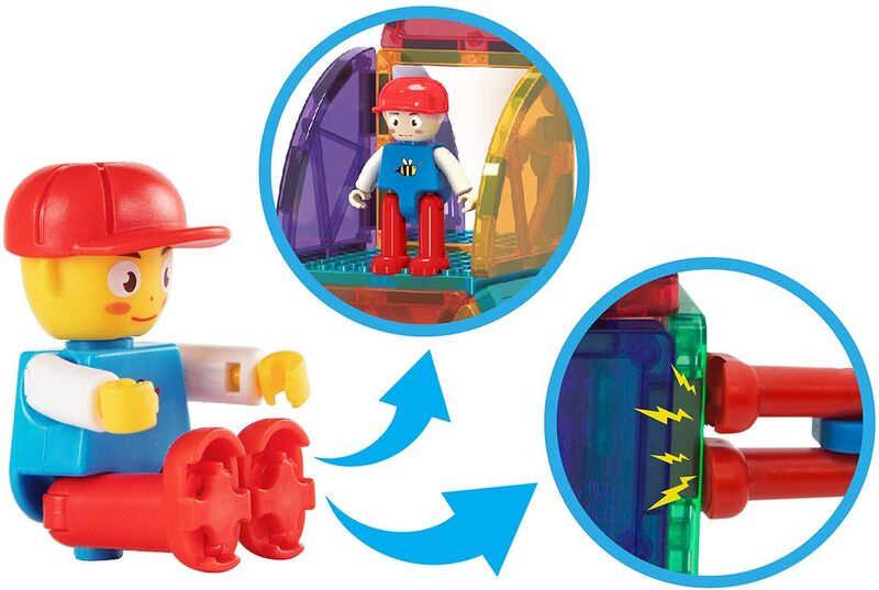 Picasso Tiles 3D Magnetic Building Tiles 333Τμχ (PTL333) - φωτογραφία 6