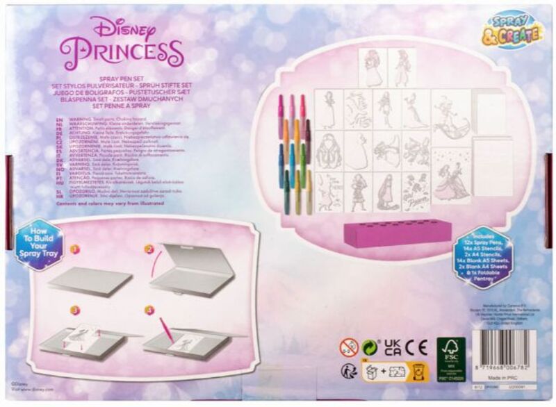 Canenco Disney Princess Αερογράφος Set Desktop Box (DP22368) - φωτογραφία 2