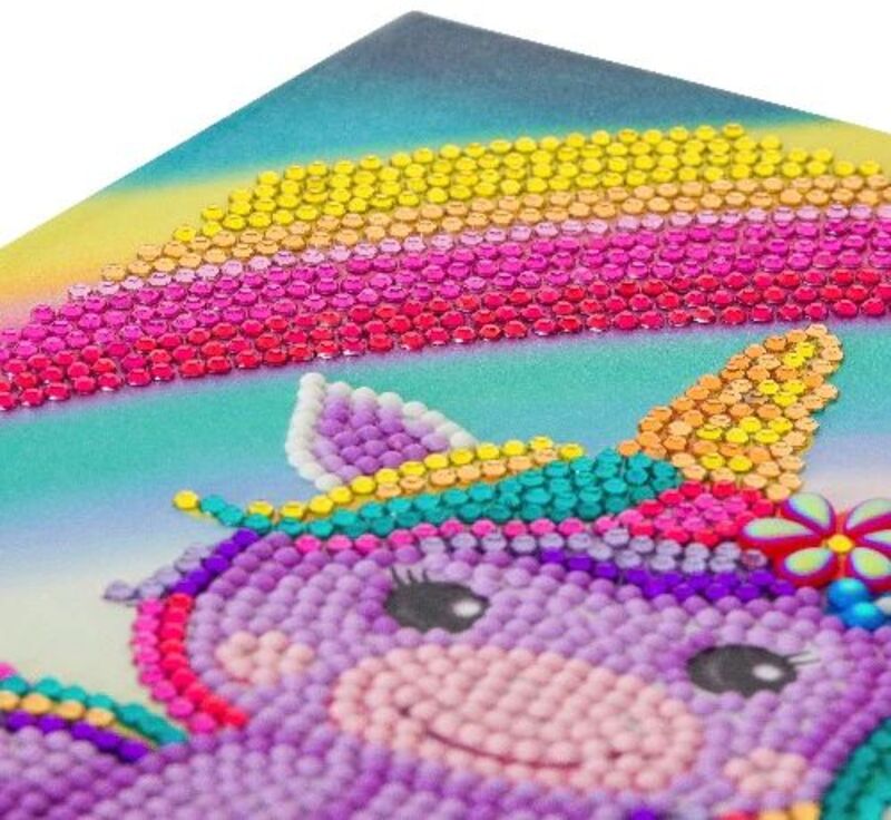 Craft Buddy Notebook Crystal Art Unicorn Smile (CANJ-3) φωτογραφία