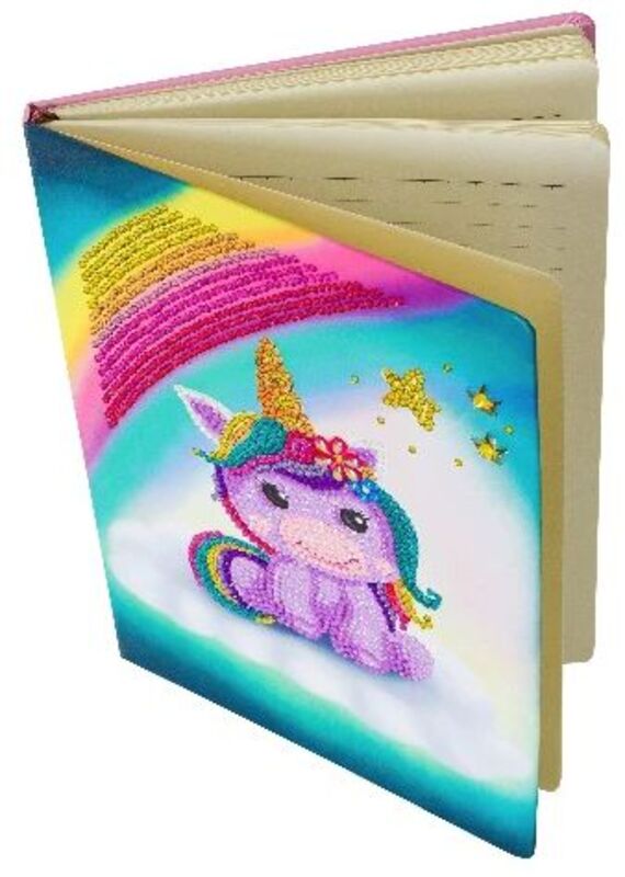 Craft Buddy Notebook Crystal Art Unicorn Smile (CANJ-3) φωτογραφία