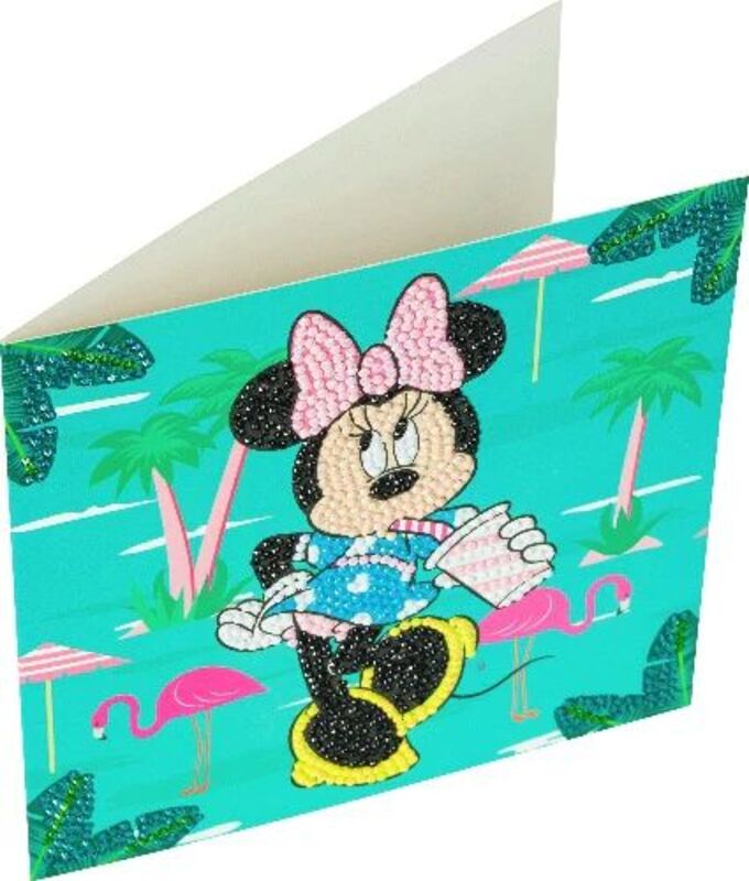 Craft Buddy Card Crystal Art Minnie On Holiday 18X18cm (CCK-DNY807) φωτογραφία