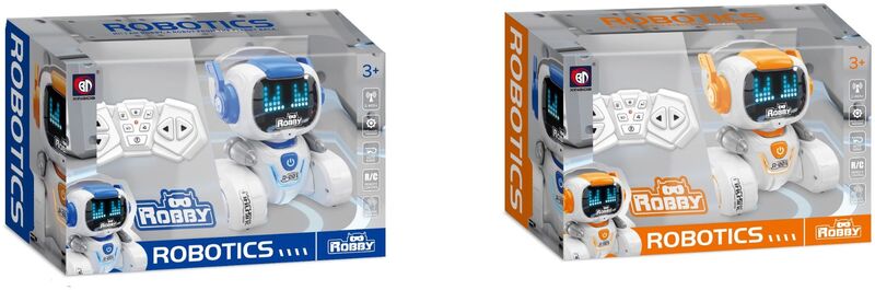 BW Robot Robbotic Robby With Light & Sound-2 Σχέδια (A101) - φωτογραφία 3