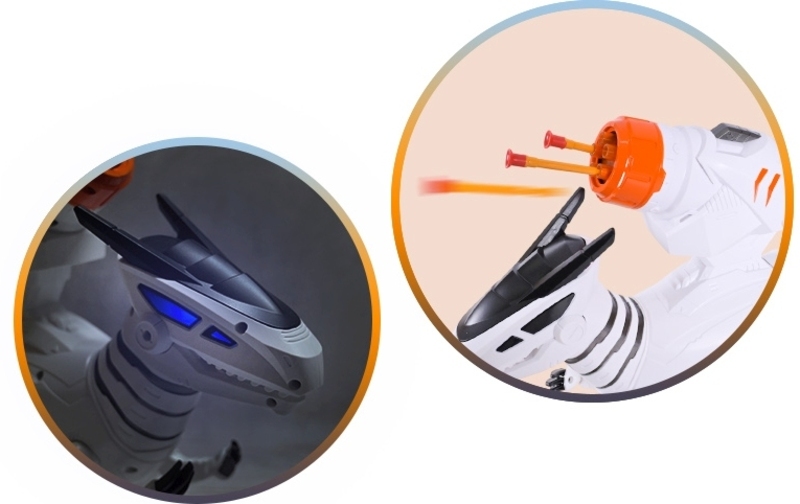 BW Robot Dinosaur Velociraptor With Light & Sound (8808) φωτογραφία