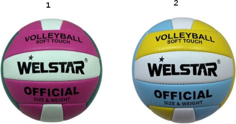 Welstar Μπάλα Volley-2 Σχέδια (VMPVC-5) - φωτογραφία 2