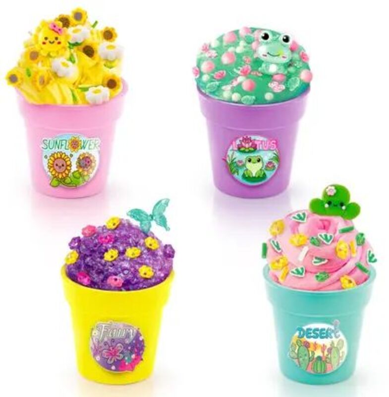 Canal So Slime Flower Βαζάκι-4 Σχέδια-1Τμχ (SSC417) - φωτογραφία 2