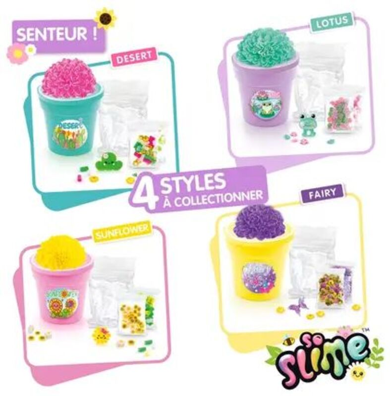 Canal So Slime Flower Βαζάκι-4 Σχέδια-1Τμχ (SSC417) - φωτογραφία 3