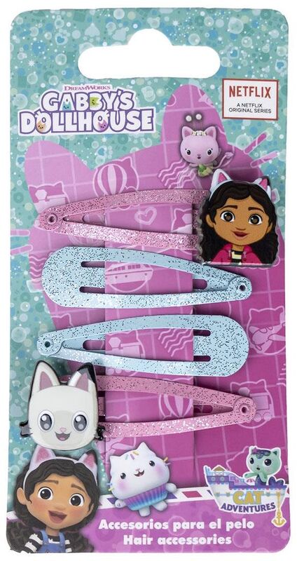 Cerda Gabby's Dollhouse Σετ Hair Clips 4Τμχ (2500002491)