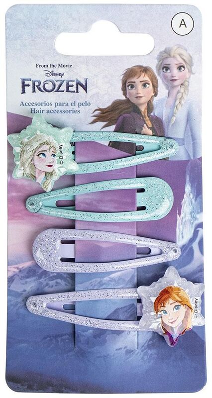 Cerda Frozen Σετ Hair Clips 4Τμχ (2500003052)