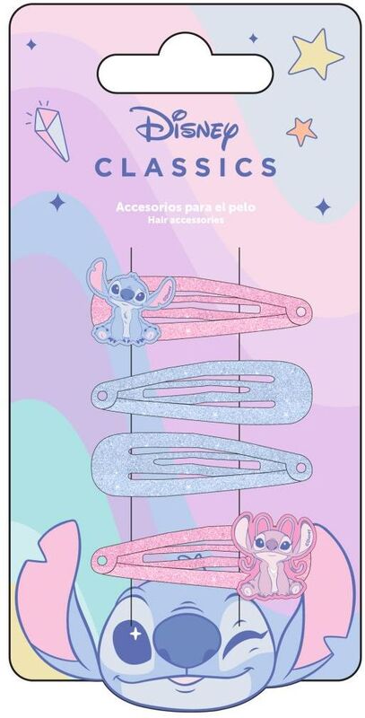 Cerda Stitch Σετ Hair Clips 4Τμχ (2500003064)