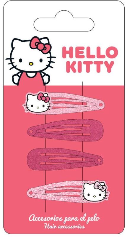 Cerda Hello Kitty Σετ Hair Clips 4Τμχ (2500003219)