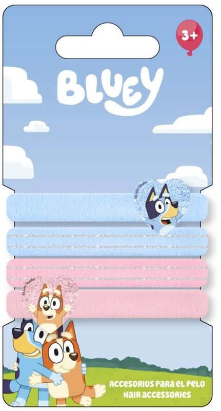 Cerda Bluey Σετ Κοκκαλάκια Μαλλιών 4Τμχ (2500003439)