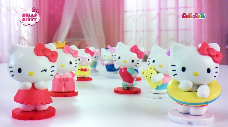 TEMA Hello Kitty Mini Φιγούρες Cuty Cuty-12 Σχέδια-1Τμχ (2/CN2020) - φωτογραφία 5