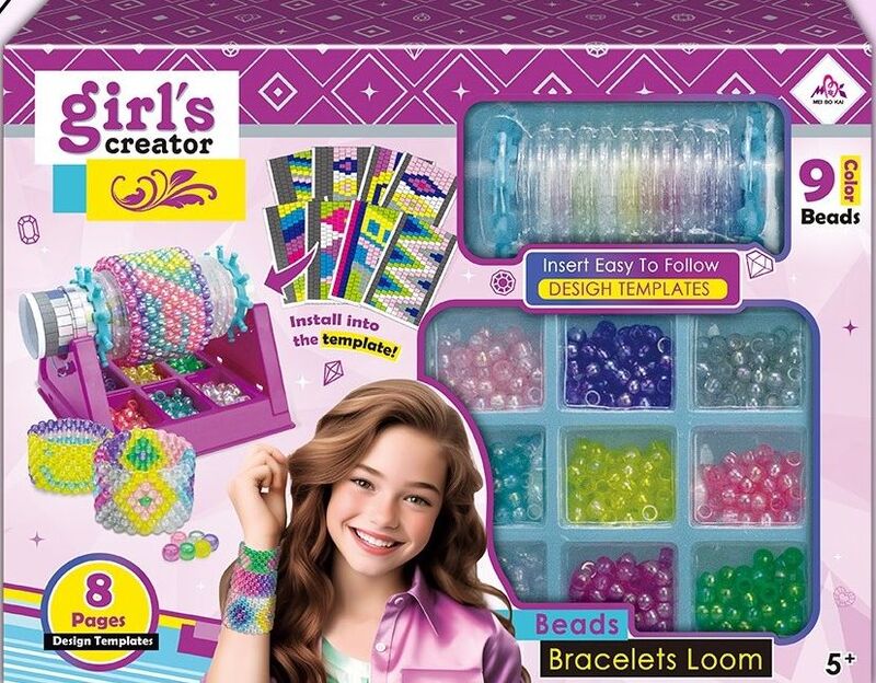 BW Girl's Creator Σετ Χάντρες Bracelets Loom (MBK-557)