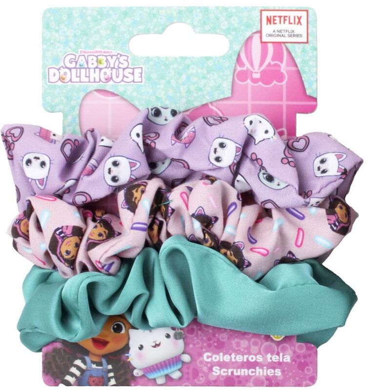 Cerda Gabby's Dollhouse Scrunchies 3Τμχ (2500003454)