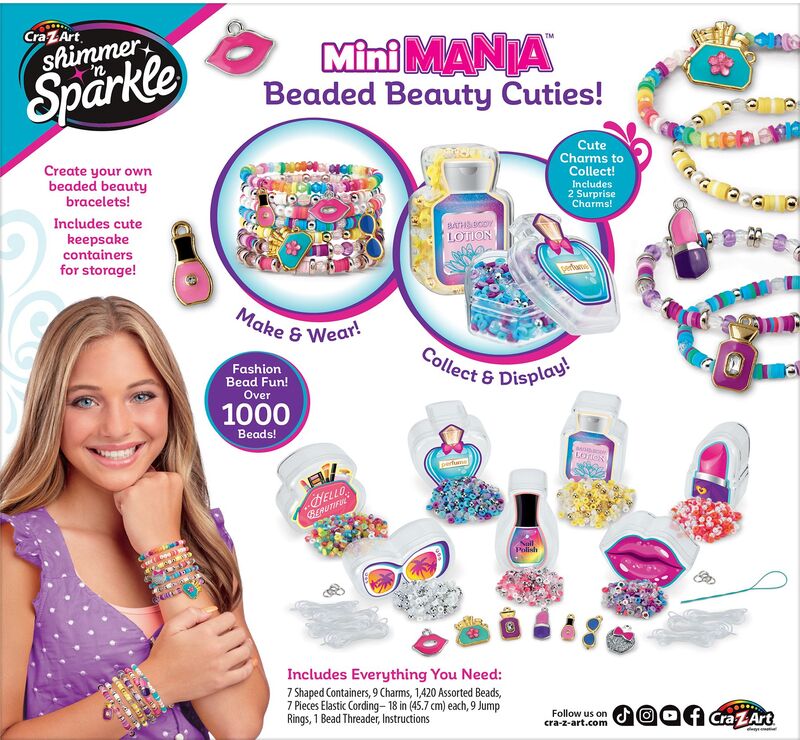 Cra-Z-Art Shimmer'N Sparkle Mini Beauty Charms (65608) φωτογραφία
