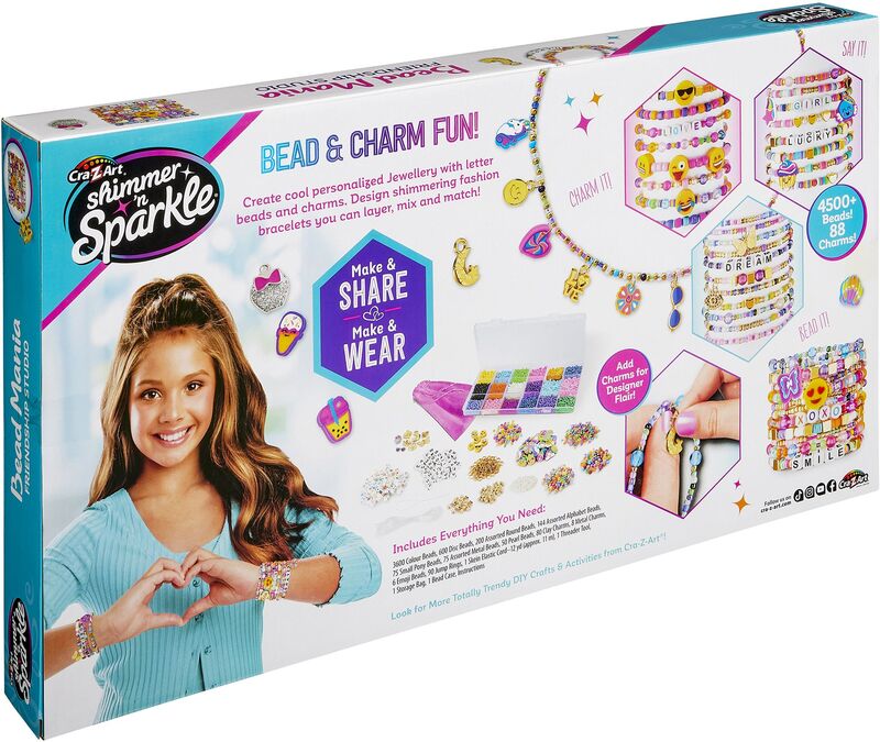Cra-Z-Art Shimmer 'N Sparkle Bead Mania Friendship Studio (65631) φωτογραφία