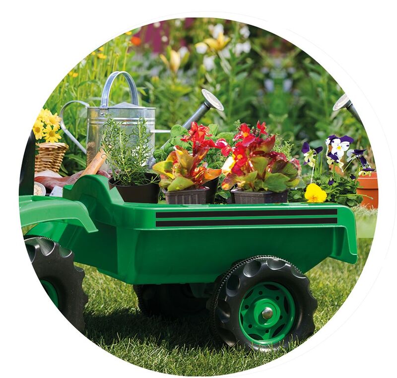 Dolu Εκσκαφέας With Trailer-Green (8048) φωτογραφία