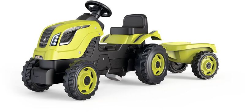 Smoby Τρακτέρ Farmer XL Green Με Ρυμουλκά (710130) φωτογραφία