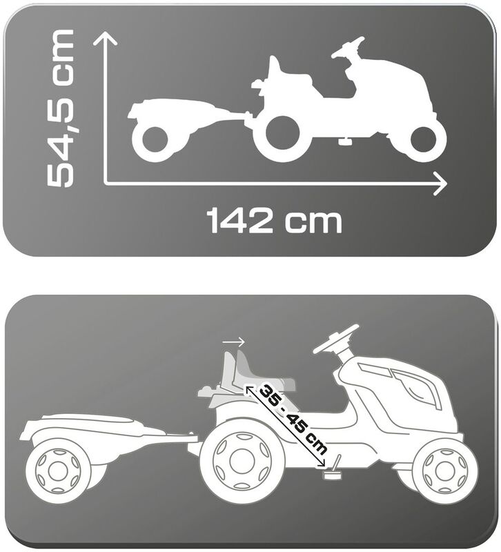 Smoby Τρακτέρ Farmer XL Green Με Ρυμουλκά (710130) φωτογραφία