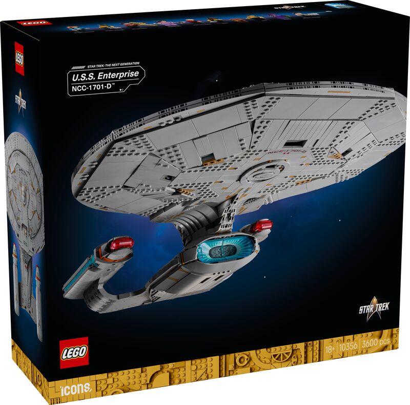 LEGO Icons Star Trek: USS Enterprise NCC 1701-D (10356)
