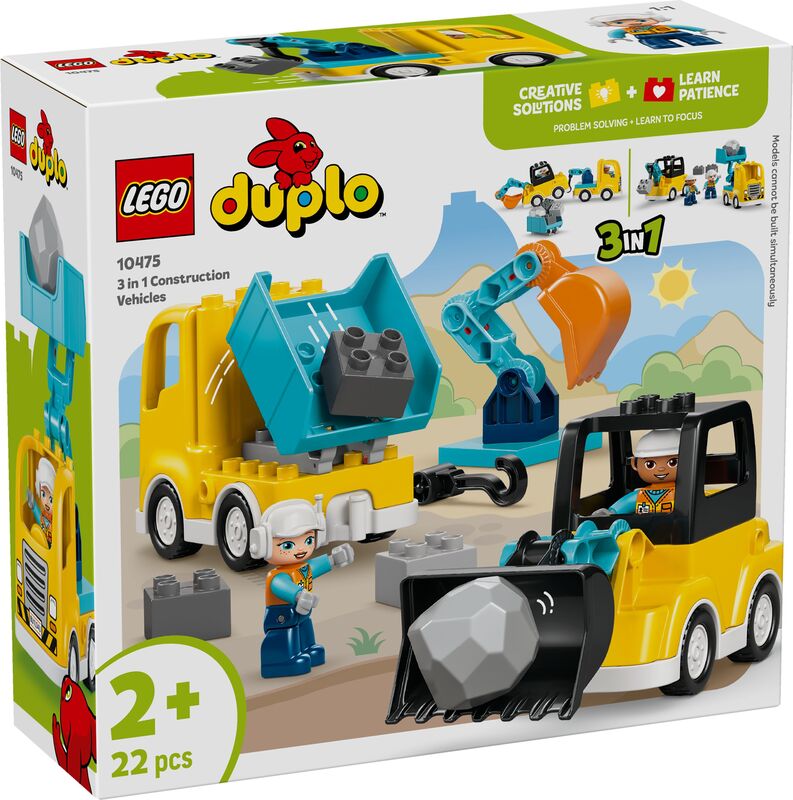LEGO Duplo 3in1 Construction Vehicles (10475)