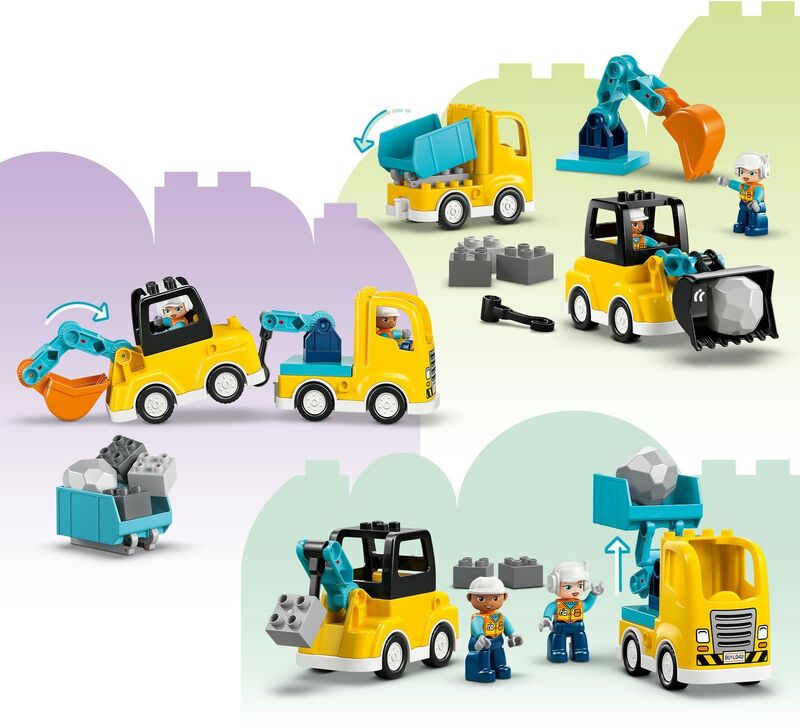 LEGO® DUPLO® 3in1 Construction Vehicles (10475) - φωτογραφία 5