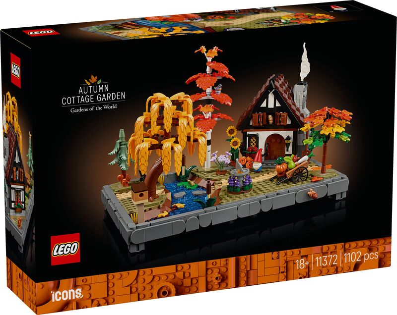 LEGO Icons Autumn Cottage Garden (11372)