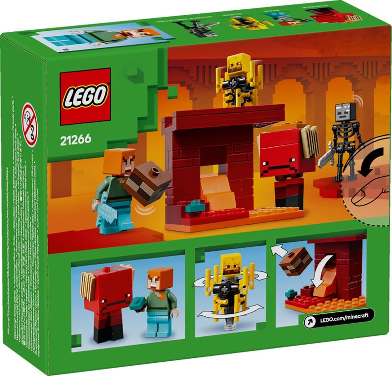 LEGO Minecraft The Nether Lava Battle (21266) φωτογραφία