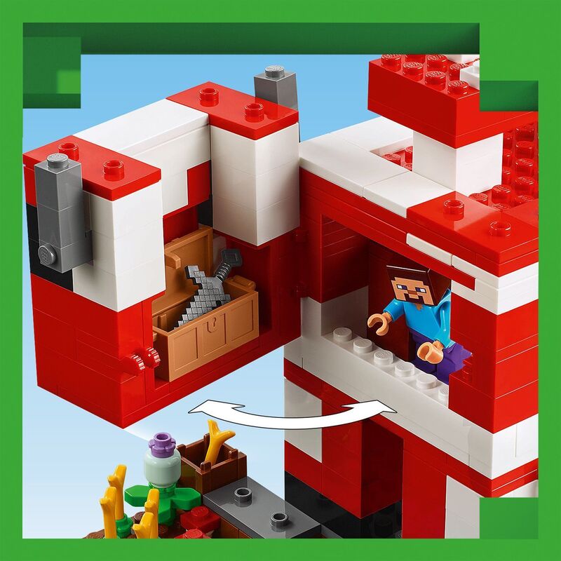 LEGO Minecraft The Mooshroom House (21270) φωτογραφία