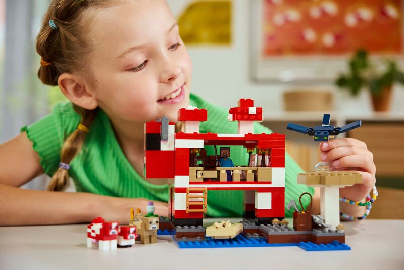 LEGO Minecraft The Mooshroom House (21270) φωτογραφία