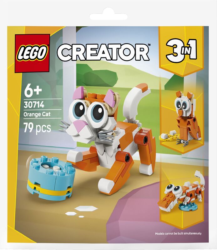 LEGO® Creator 3in1 Πορτοκαλί Cat (30714)