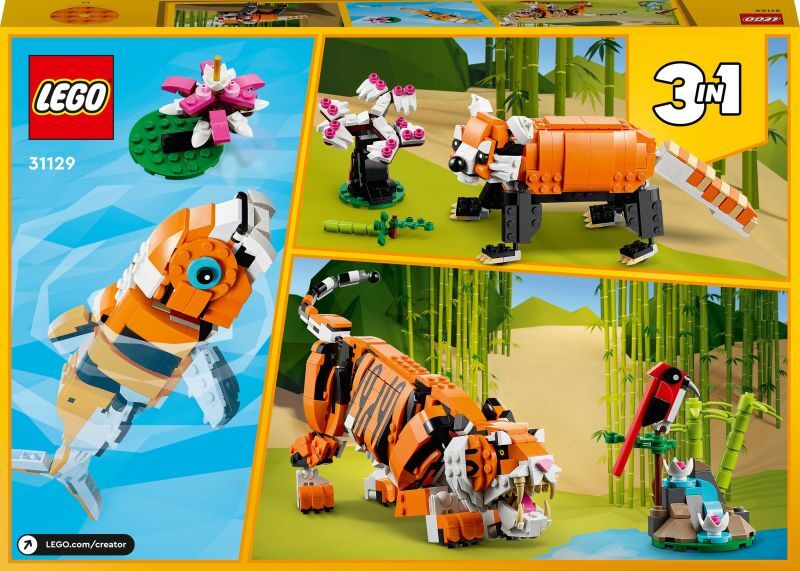 LEGO Creator 3in1 Majestic Tiger (31129) φωτογραφία