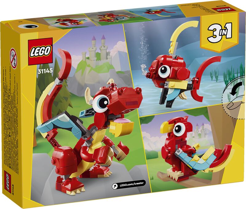 LEGO Creator 3in1 Red Dragon (31145) φωτογραφία