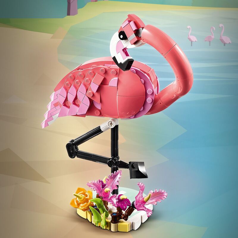 LEGO Creator 3in1 Wild Animals: Pink Flamingo (31170) φωτογραφία