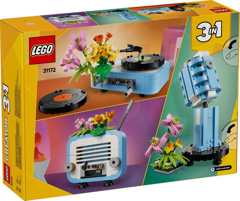 LEGO Creator 3in1 Record Player With Flowers (31172) φωτογραφία