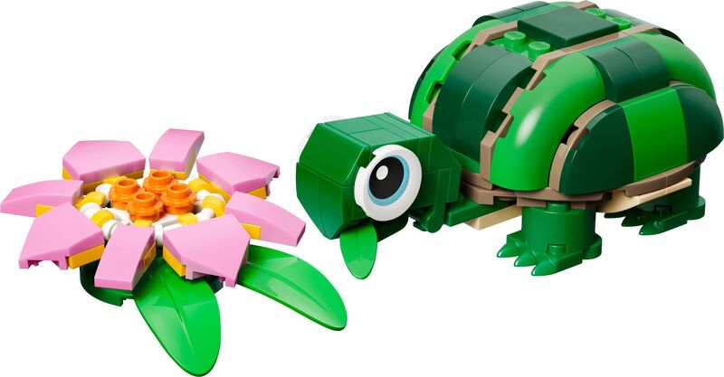 LEGO Creator 3in1 Turtle With A Water Lily Flower (31377) φωτογραφία