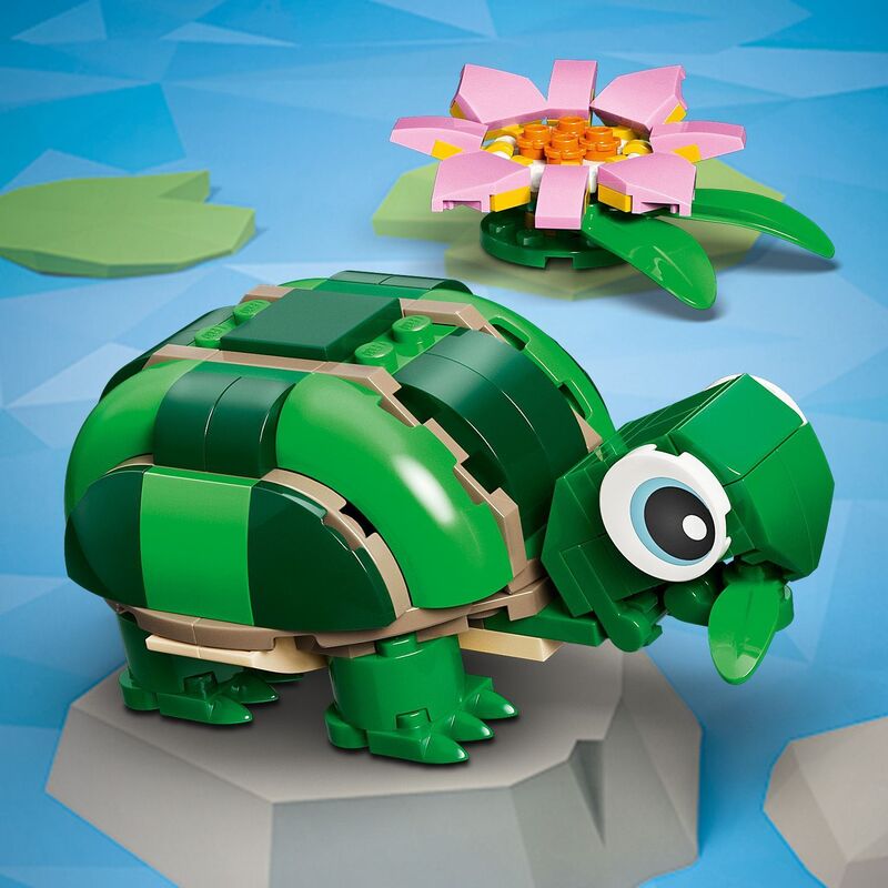 LEGO Creator 3in1 Turtle With A Water Lily Flower (31377) φωτογραφία