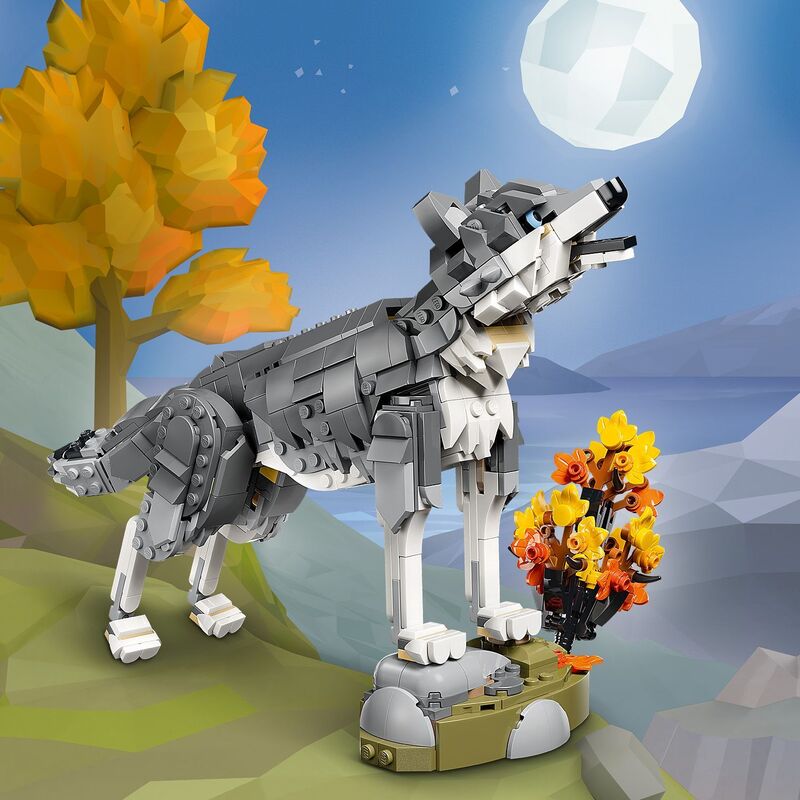 LEGO® Creator 3in1 Forest Animals: Gray Wolf (31393) - φωτογραφία 3
