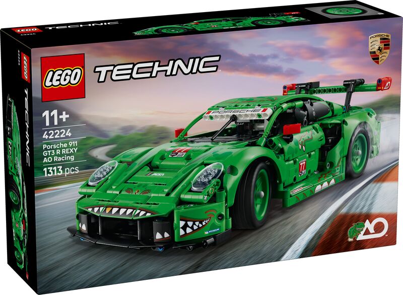 LEGO Technic Porsche 911 GT3 R REXY AO Racing Car (42224)