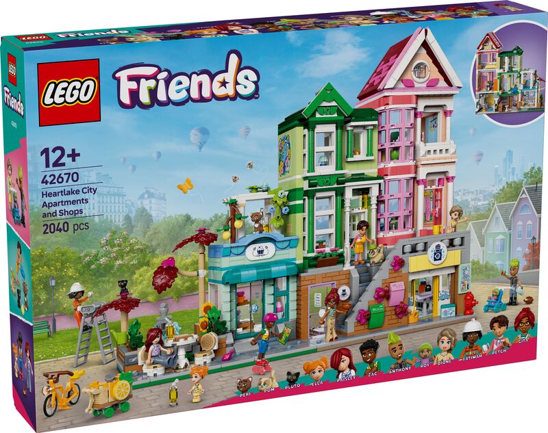 LEGO Friends Heartlake City Apartments & Stores (42670)