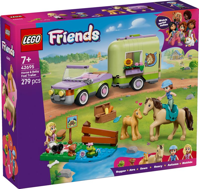 LEGO Friends Horse & Baby Foal Trailer (42695)