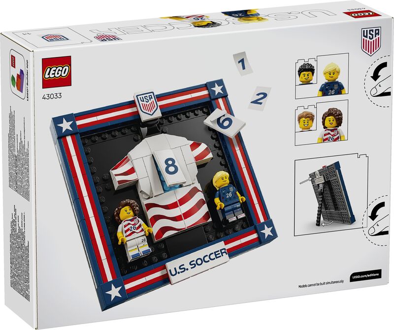 LEGO® Editions 2026 U.S. Soccer National Team Jersey (43033) - φωτογραφία 7