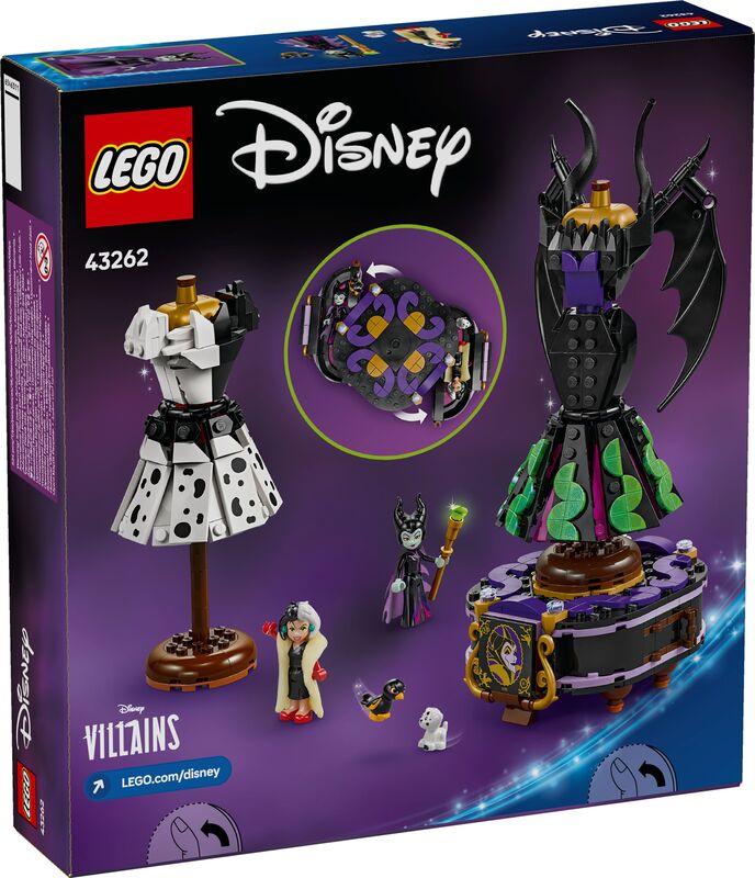 LEGO® Disney Maleficent's & Cruella De Vil's Dresses (43262) φωτογραφία