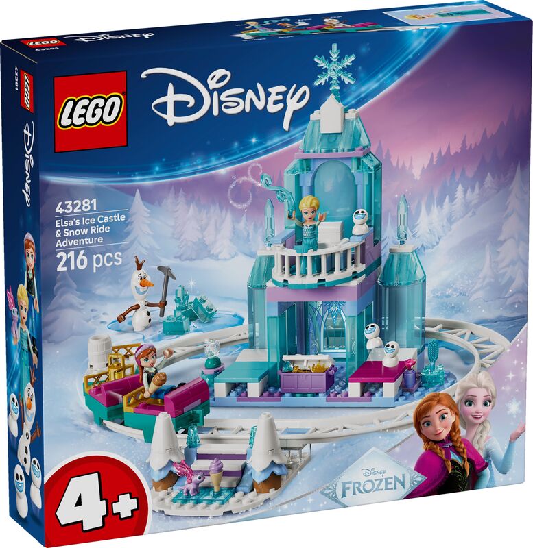 LEGO toys LEGO Disney Elsa's Ice Castle & Snow Ride Adventure (43281)