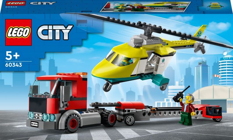 LEGO City Rescue Helicopter Transport (60343)