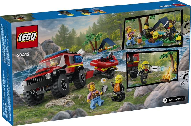 LEGO City 4X4 Fire Truck With Rescue Boat (60412) φωτογραφία