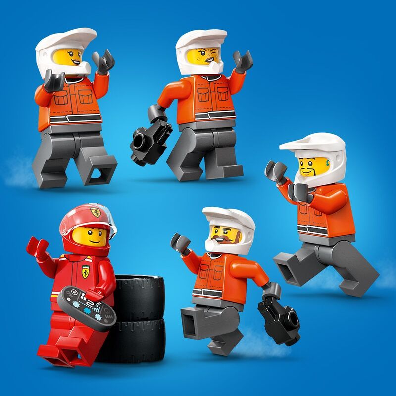 LEGO City F1 Pit Stop & Pit Crew With Ferrari Car (60443) φωτογραφία